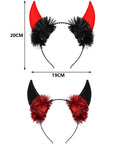 Set de Diadema de Demonio – 3 Piezas para un Disfraz Diabólicamente Divertido