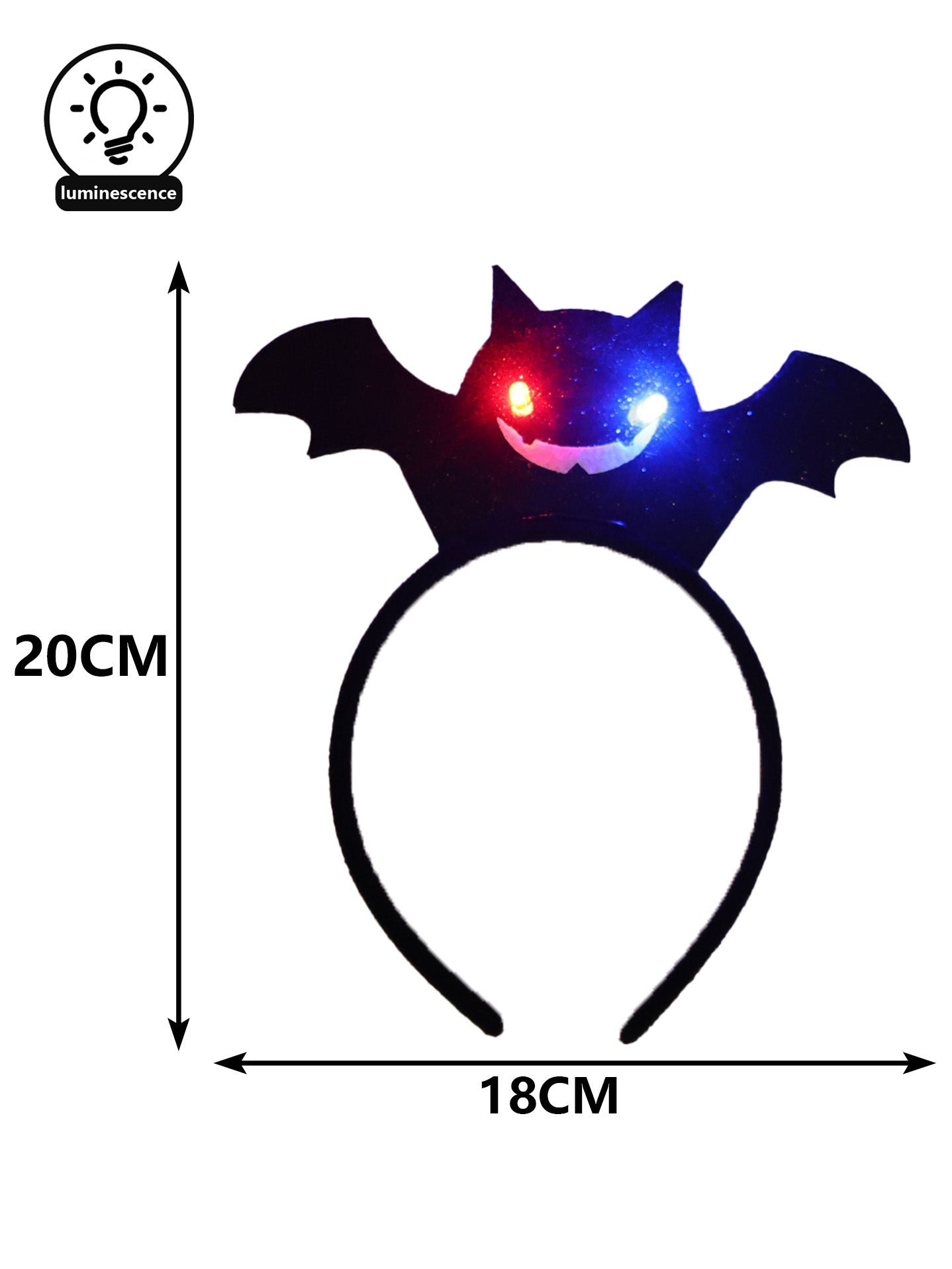 Diadema con Luces LED – Accesorio de Halloween