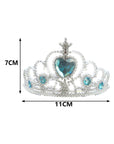 Corona de princesa con diamantes