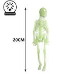 Calavera colgante fluorescente de Halloween