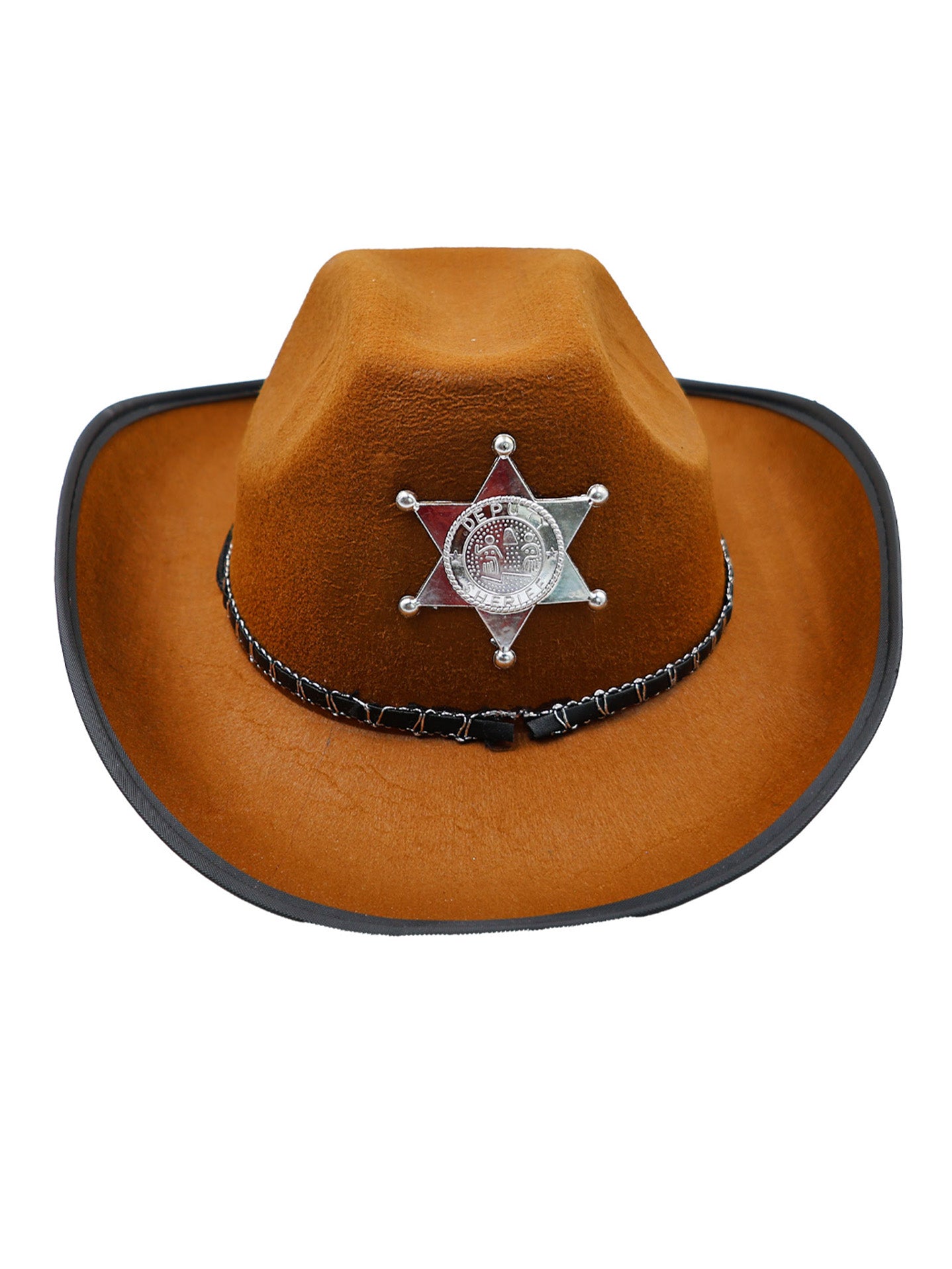 Sombrero de Sheriff del Oeste – Estilo Vaquero Clásico para Disfraz