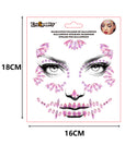Pegatinas Faciales de Halloween – Diamantes Adhesivos para Rostro