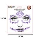 Pegatinas Faciales de Halloween – Diamantes Adhesivos para Rostro