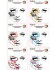 Pegatinas Faciales de Halloween – Diamantes Adhesivos para Rostro