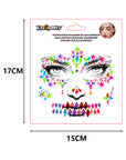 Pegatinas Faciales de Halloween – Diamantes Adhesivos para Rostro