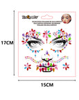 Pegatinas Faciales de Halloween – Diamantes Adhesivos para Rostro
