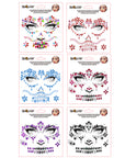 Pegatinas Faciales de Halloween – Diamantes Adhesivos para Rostro