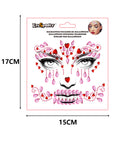Pegatinas Faciales de Halloween – Diamantes Adhesivos para Rostro