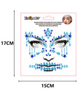 Pegatinas Faciales de Halloween – Diamantes Adhesivos para Rostro