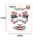 Pegatinas Faciales de Halloween – Diamantes Adhesivos para Rostro