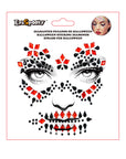 Pegatinas Faciales de Halloween – Diamantes Adhesivos para Rostro