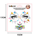 Pegatinas Faciales de Halloween – Diamantes Adhesivos para Rostro