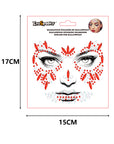 Pegatinas Faciales de Halloween – Diamantes Adhesivos para Rostro
