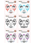 Pegatinas Faciales de Halloween – Diamantes Adhesivos para Rostro