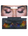Pestañas Postizas Multicolor con Brillo – Estilo Festivo