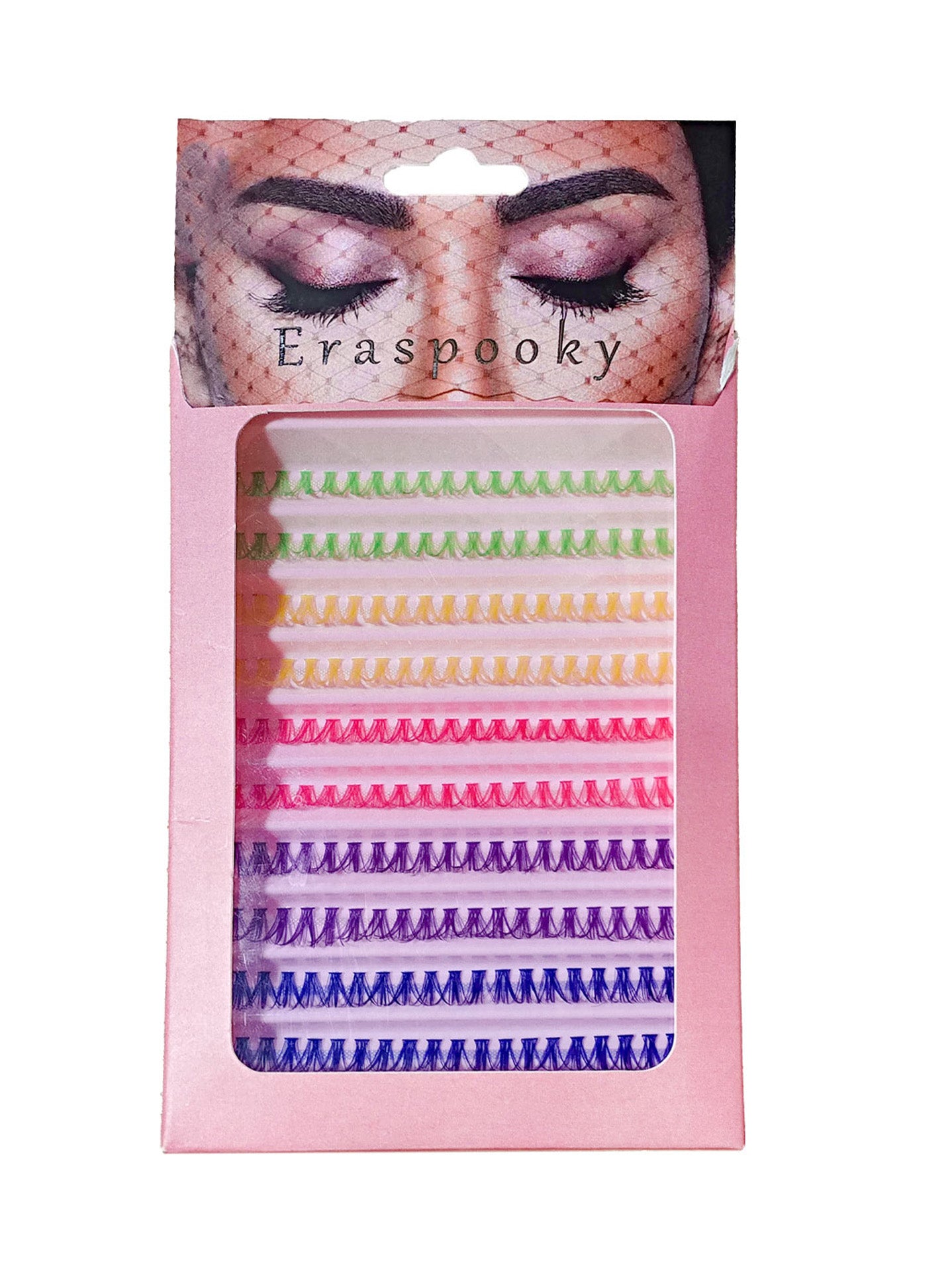 Pestañas Postizas en Racimos de Colores – Estilo Creativo y Personalizado