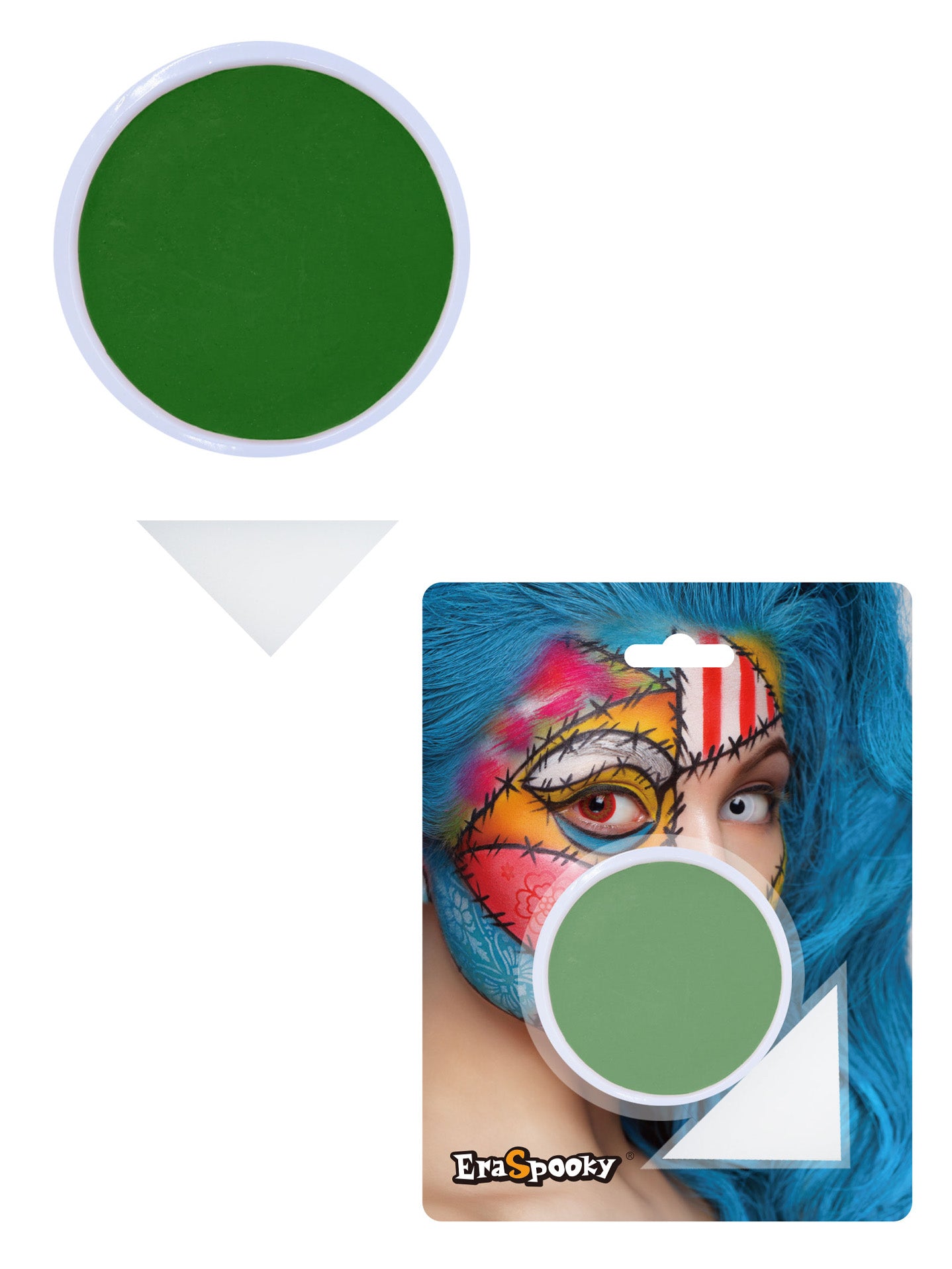 Maquillaje Facial en Crema con Esponja Triangular