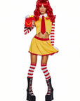 Disfraz de Carnaval Adulto HERMANA M PAYASO Para Mujer