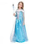 Vestido Princesa de Hielo con Capa – Brillo invernal para soñar