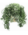 Máscara de Payaso Riente con Cabello Rizado Largo