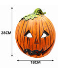 Máscara Calabaza Tallada 3D – Sonrisa siniestra de Halloween