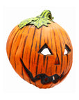 Máscara Calabaza Tallada 3D – Sonrisa siniestra de Halloween