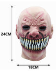Máscara de Sonrisa Demencial con Diseño Perturbador