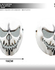 Máscara Calavera Sonriente con Malla – Rictus que hiela la sangre