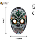 Máscara Calavera de Azúcar – Fiesta del Día de Muertos