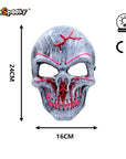 Máscara Calavera Cicatrizada – Terror Urbano