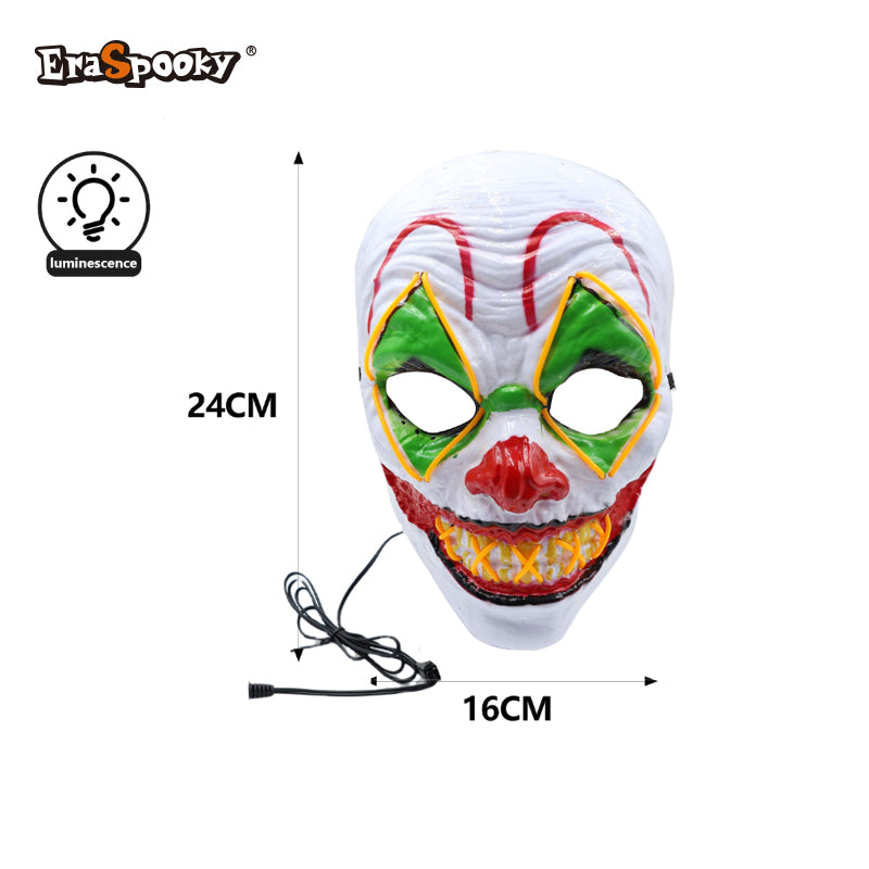 Máscara Luminosa – Terror Clásico de Halloween