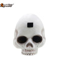 Máscara Calavera Blanca con Rejilla Ocular – Terror Clásico