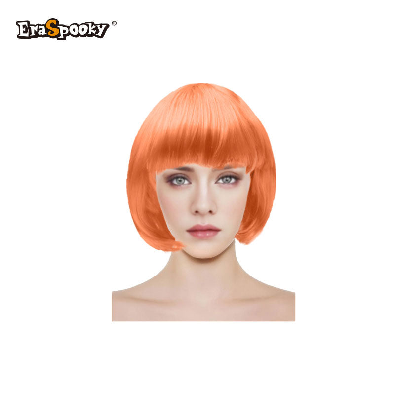 Peluca corta con flequillo – Estilo bob clásico