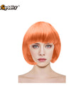Peluca corta con flequillo – Estilo bob clásico