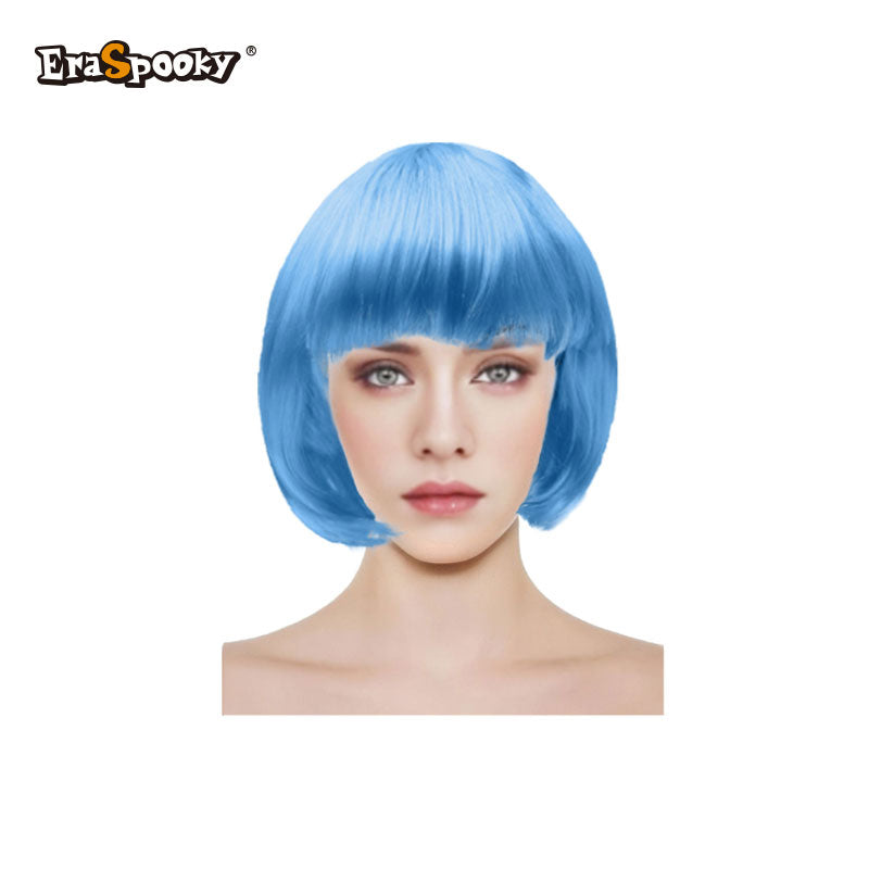Peluca corta con flequillo – Estilo bob clásico