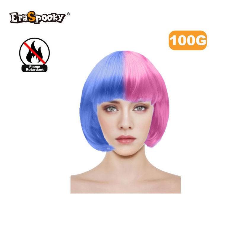 Peluca corta con flequillo – Estilo bob clásico