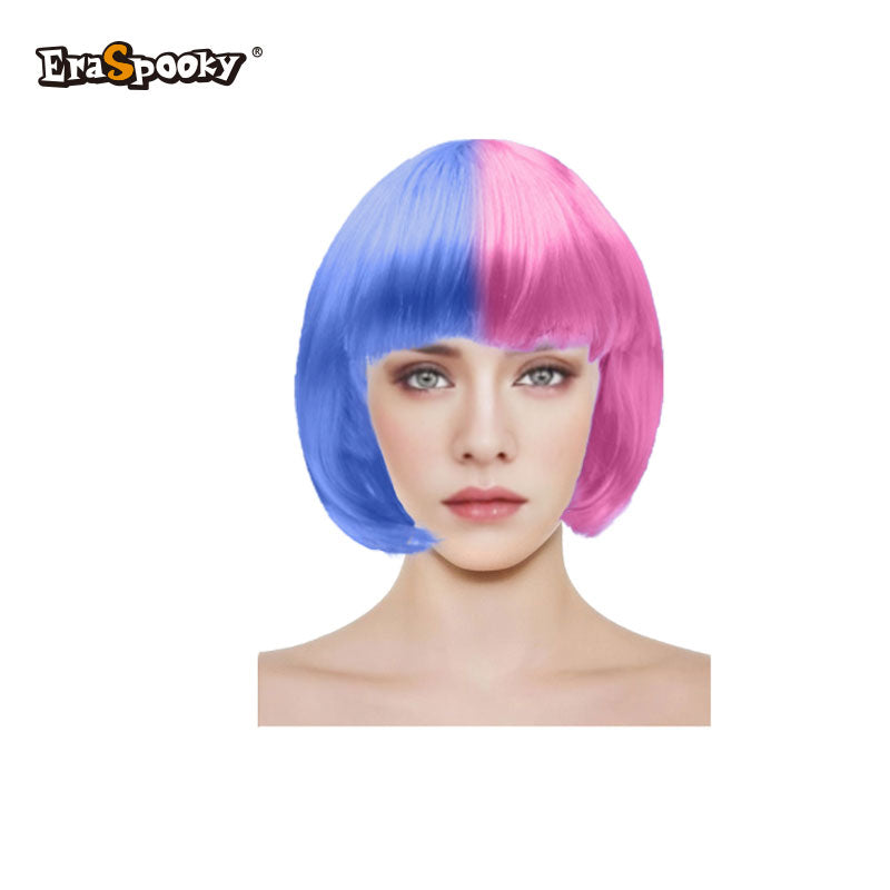 Peluca corta con flequillo – Estilo bob clásico
