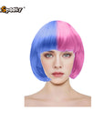 Peluca corta con flequillo – Estilo bob clásico