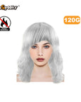 Peluca corta con flequillo – Estilo bob clásico