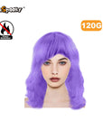 Peluca corta con flequillo – Estilo bob clásico