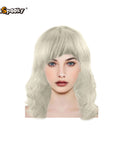 Peluca corta con flequillo – Estilo bob clásico