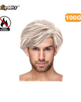 Peluca Corta para Hombre con Flequillo Lateral – Estilo Moderno