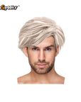 Peluca Corta para Hombre con Flequillo Lateral – Estilo Moderno
