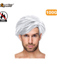 Peluca Corta para Hombre con Flequillo Lateral – Estilo Moderno