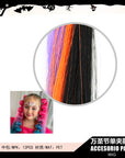 Extensión de Mechas con Clip y Calavera – Accesorio Halloween
