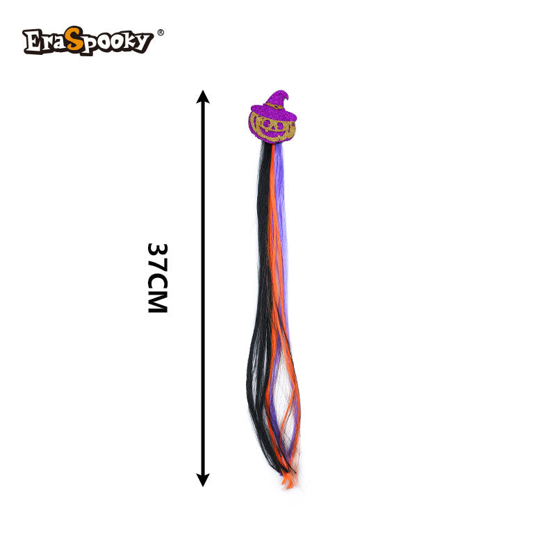 Extensión de Mechas con Clip y Calavera – Accesorio Halloween