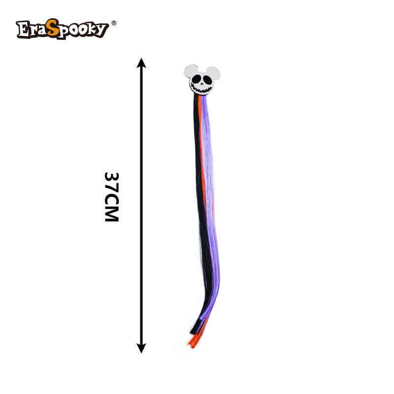 Extensión de Mechas con Clip y Calavera – Accesorio Halloween