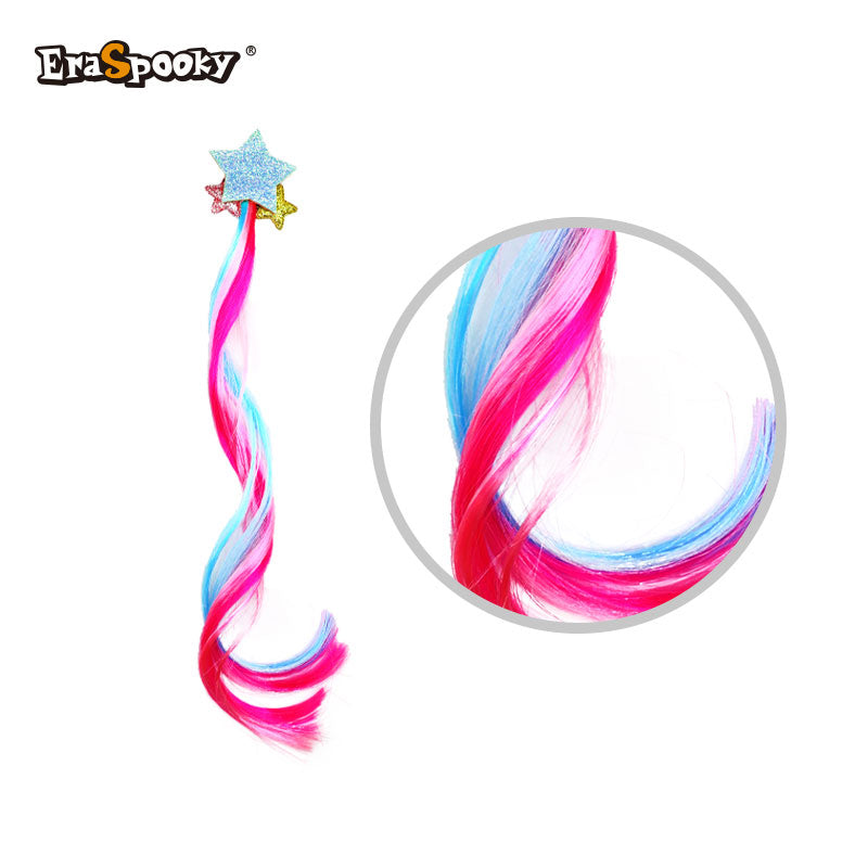 Extensión de Mechas con Clip y Calavera – Accesorio Halloween