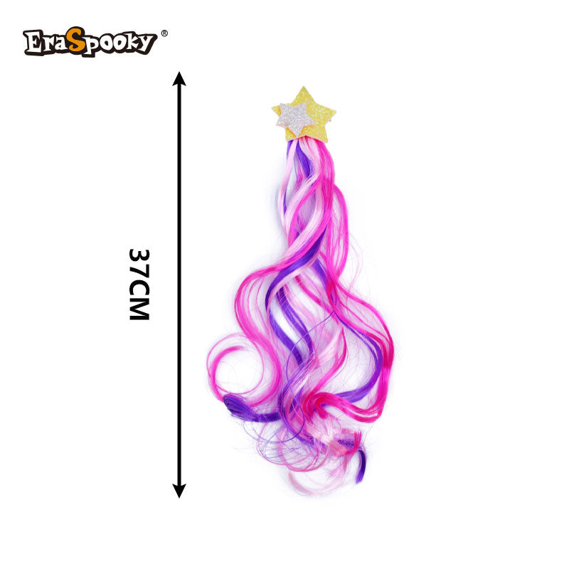 Extensión de Mechas con Clip y Calavera – Accesorio Halloween