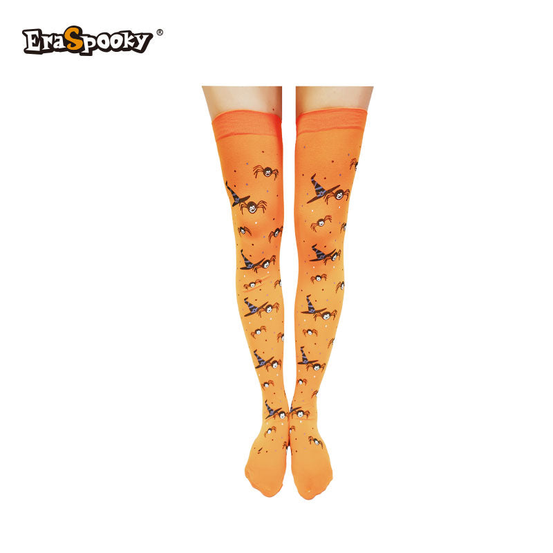 Medias altas con estampado esquelético – Halloween &amp; Cosplay